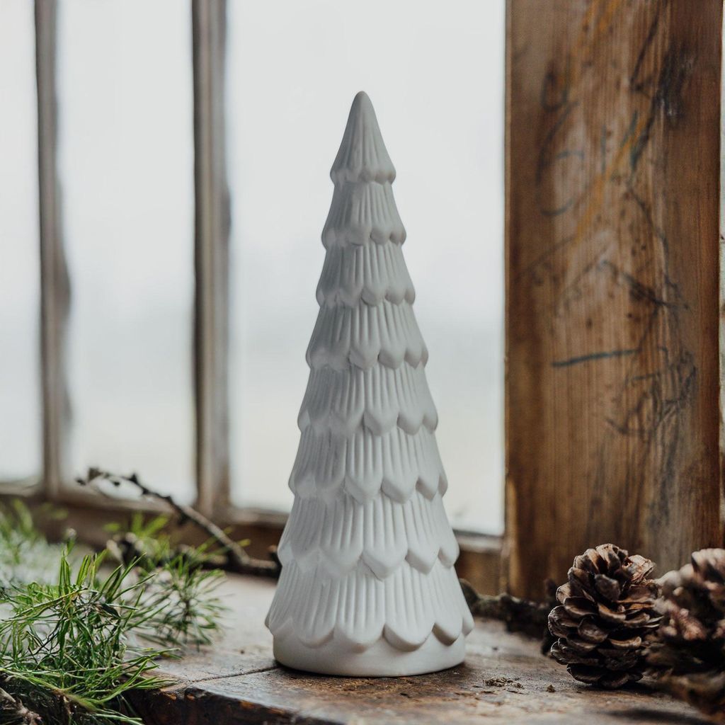 Storefactory Tannenbaum GRANBACKEN L weiß | 7x20cm