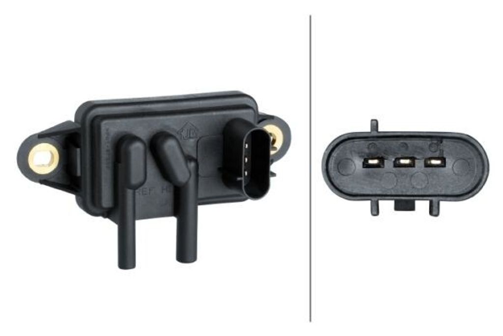 HELLA 6PP 009 409-411 Abgasdruck Differenzdrucksensor für Produktbild 