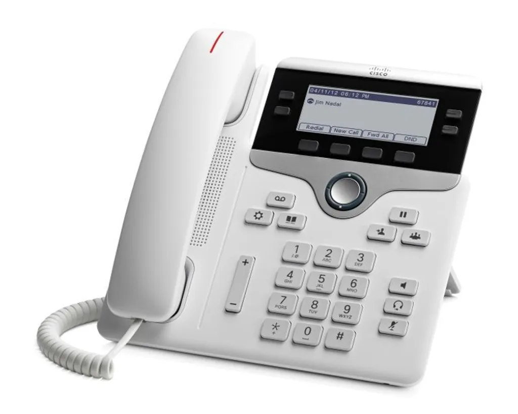 Téléphone de Bureau Cisco 7841 Blanc pour Collaboration Professionnelle