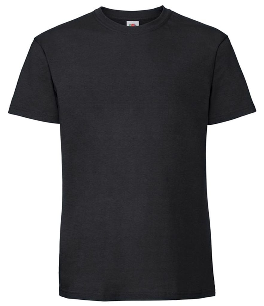 Fruit of the Loom - "Iconic 195" T-Shirt für Herren/Damen Uni LT6282 (M) (Schwarz)