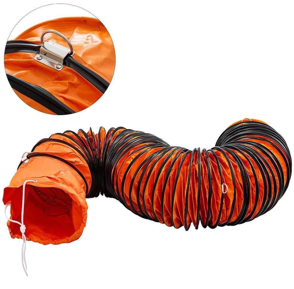 7,6 m / 25 ft Tubo flessibile in PVC per ventilatore di Immagine del prodotto 