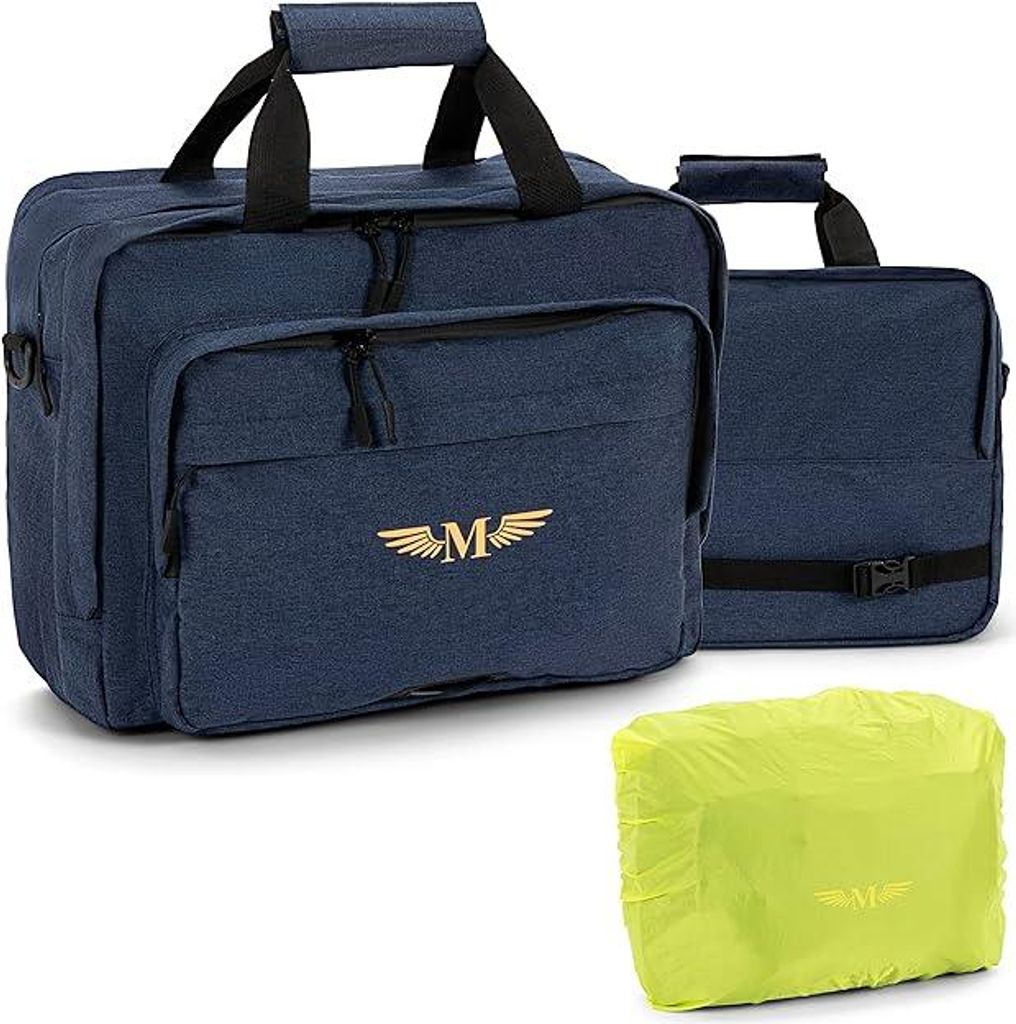 Fahrradtasche für Laptop-Gepäk, wasserdicht, mit Griffen, 15,6 Zoll, RFID