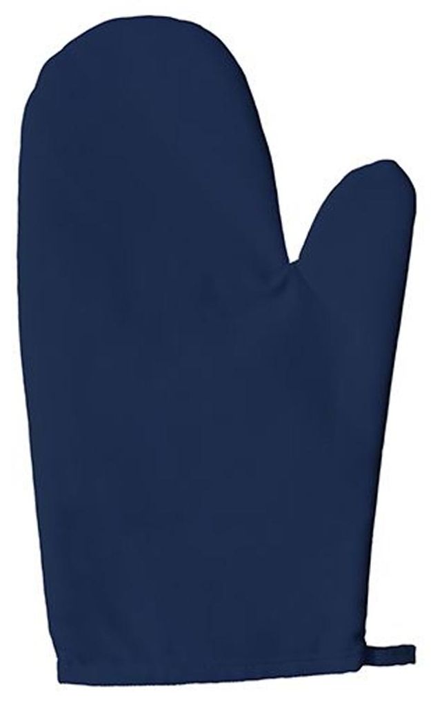 Link Kitchen Wear - Unifarben Ofenhandschuhe LT4708 (28 cm x 16 cm) (Marine)