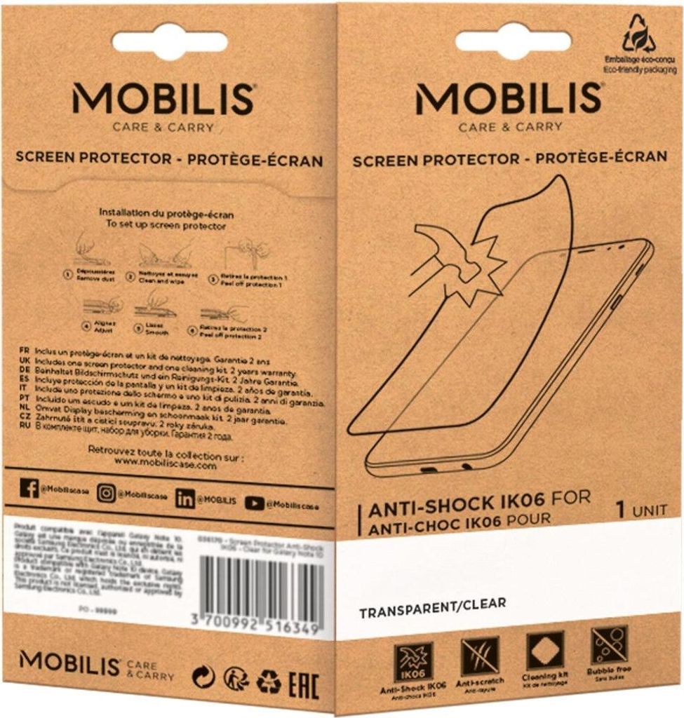 Mobilis 036136 Handheld-Mobilcomputer-Zubehör Displayschutzfolie