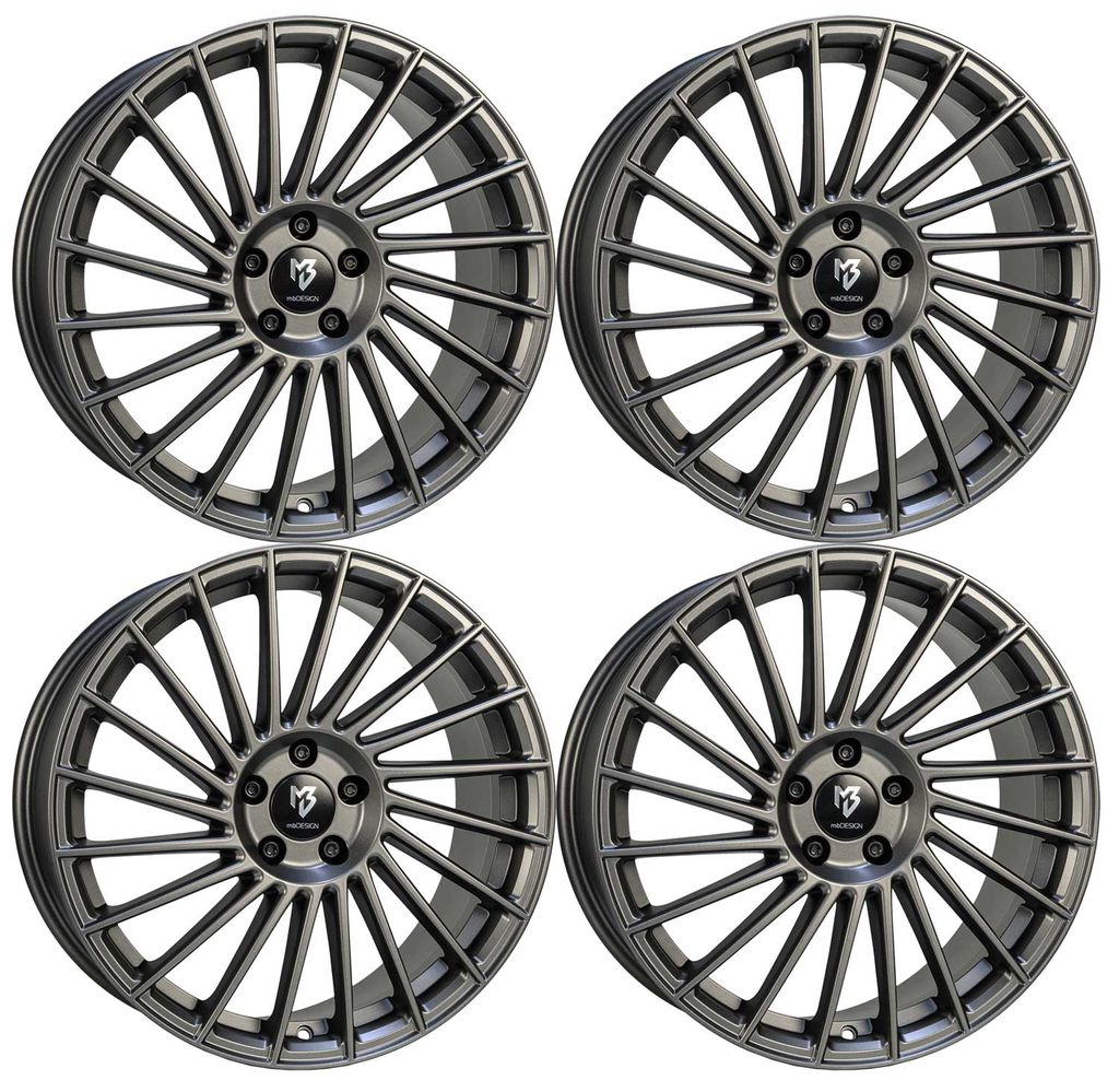 MB Design Felgen VR3 8.5Jx19 ET 45 5x108 Grau 4-VR38519455EZ-G1 kompatibel mit Volvo C40 C70 S60 S60 V60 Polestar S80 S90 V90 V40 V60 V70 V90 XC