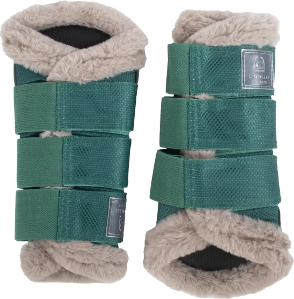Guêtres souples Cavallo JOCA Sea Green Horsefashion amortissantes L