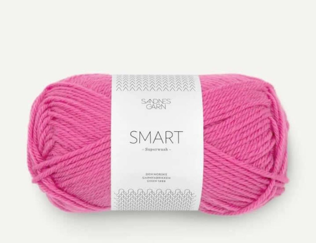 Sandnes Smart 50g 4616 varm rosa