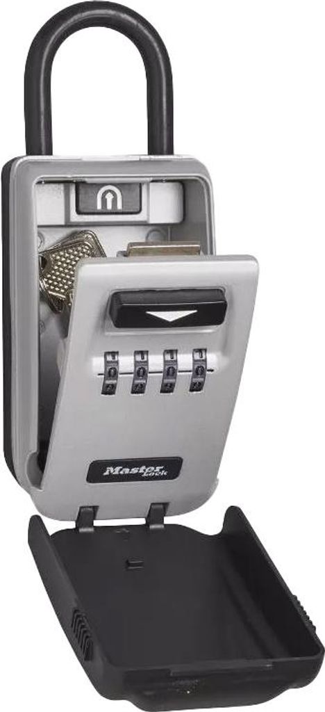 MASTER LOCK 5424EURD, Tragbarer Safe, Grau, Zahlenschloss, Produktbild 