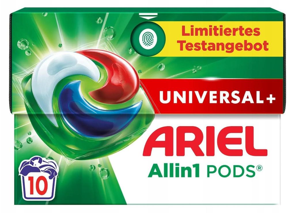 Kapsułki Do Prania Ariel 3W1 Universal + 10 Sztuk Zdjęcie produktu 