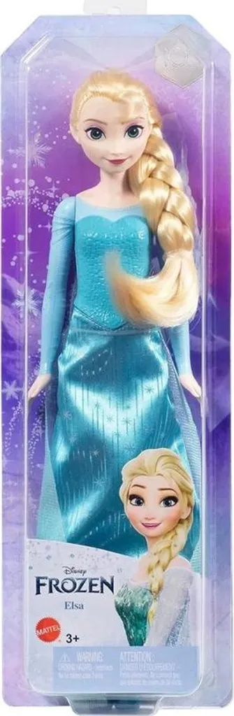 Poupée Elsa Frozen 27cm HLW47 avec Robe Scintillante et Détails Fins