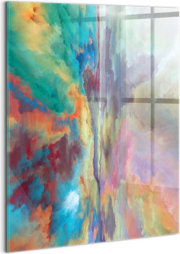 Designer Glasbild - Wandbild - Glas Bild - 60x80 cm - Abstraktion Der Himmelslandschaft