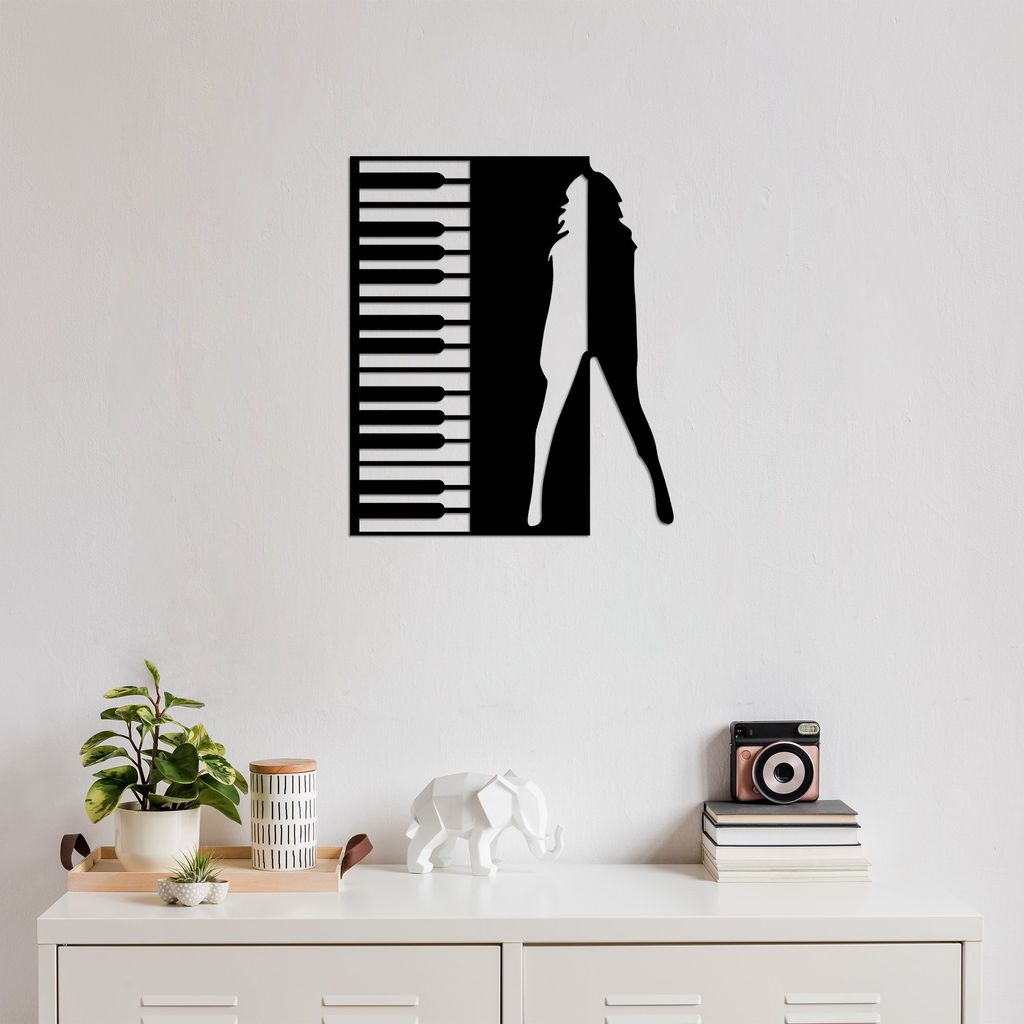Wallity, Dance, Dekoratives Wandaccessoire aus Metall, 100 Produktbild 