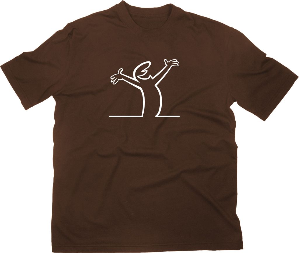 Styletex23 T-Shirt #1 La Linea Lui Kult braun, M