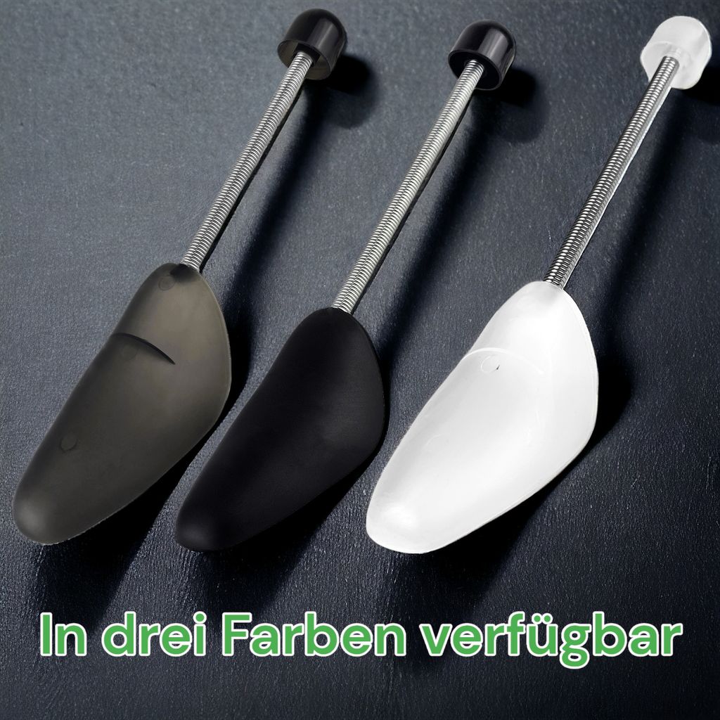 6 Paar Schuhspanner Aus Kunststoff - Verstellbar Für Schuhgrößen 38-47