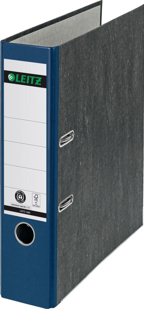 Leitz Plastic Lever Arch File A4 80mm 180°, A4, Karton, Produktbild 