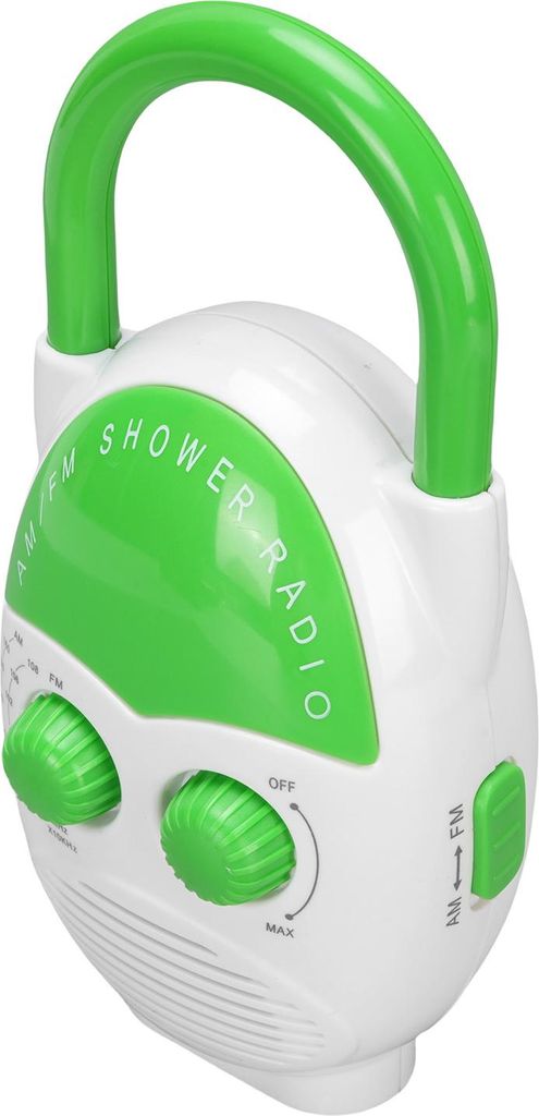 Tragbares Radio AM FM IPX5 Wasserdicht 500 MW Lautstärke einstellbar Heimradio Grün