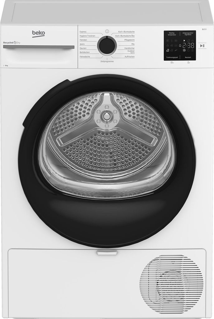 Beko BM3T38230FH, Freistehend, Frontlader, Wärmepumpe, Produktbild 