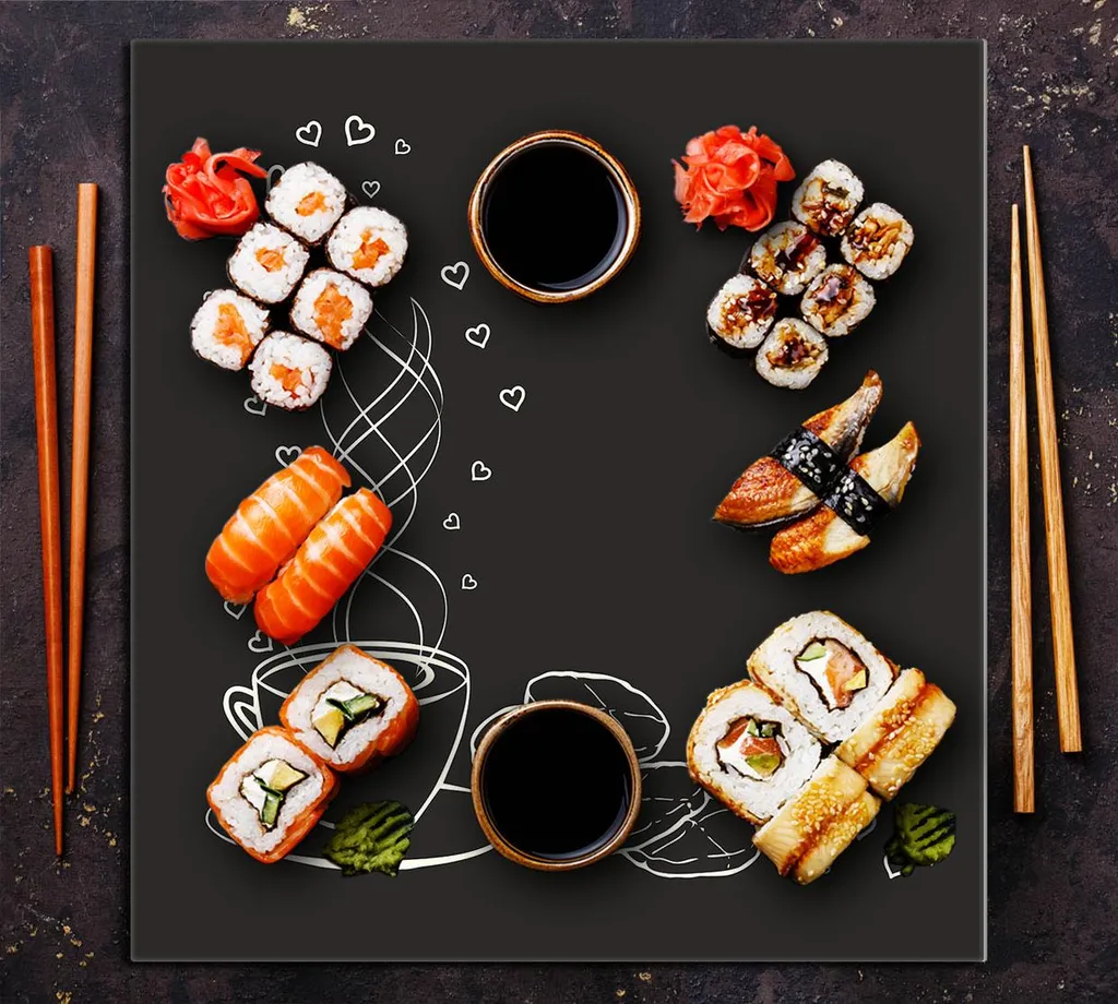 Decorazione Cucina Vetro 60x65 Caffè - Coprifuoco e Paraschizzi - 5