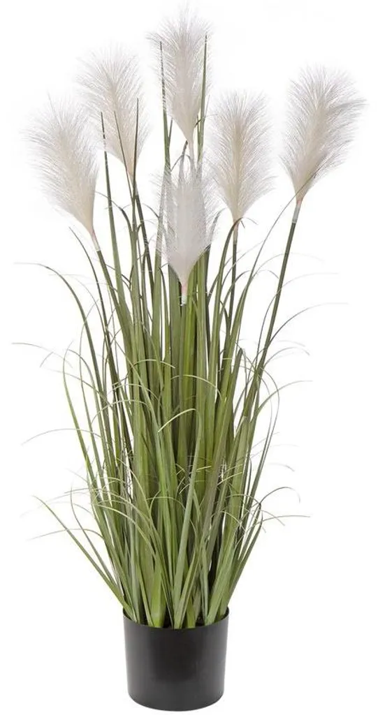 Gazon artificiel blanc Siergras 100cm, pelouse synthétique design