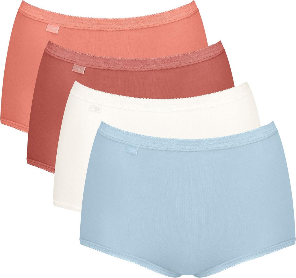 sloggi Damen Midislip 4-Pack Basic+ Maxi - MULTIPLE COLOURS Produktbild 