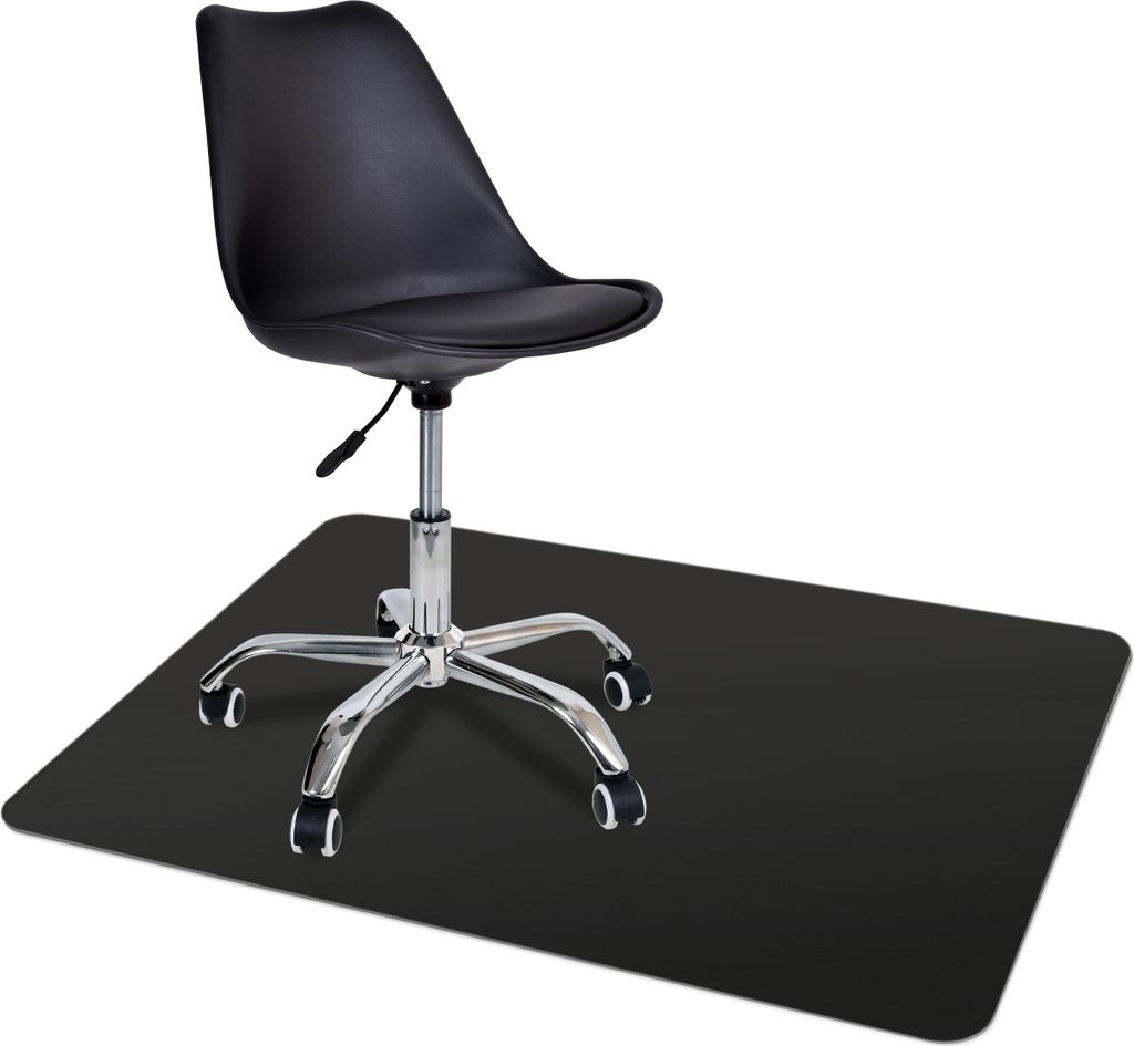 Schutzmatte für Bürostühle 140x100 cm, Schwarz