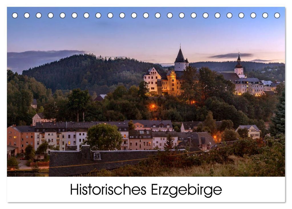Historisches Erzgebirge (Tischkalender 2027 DIN A5 quer), CALVENDO Monatskalender
