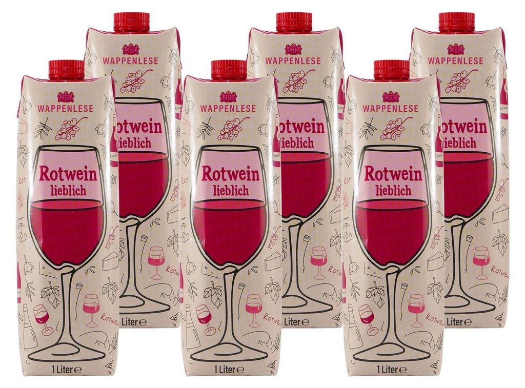 Wappenlese Rotwein -lieblich- (12 x 1,0L)
