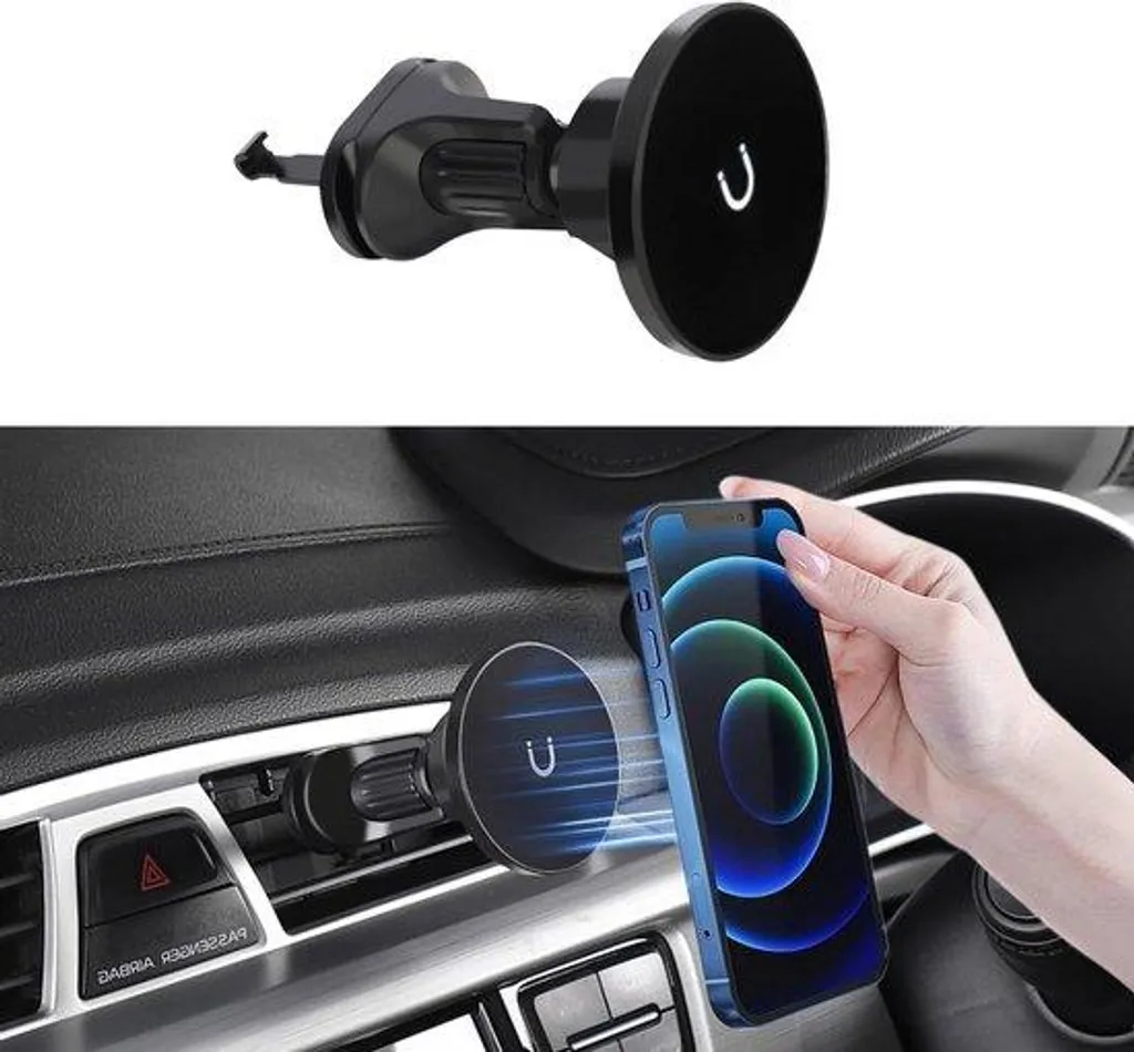 Support Magnétique de Voiture Rotatif 360° pour iPhone 12 13 14 15 16 Pro