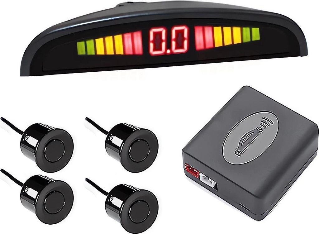 Sada zadních parkovacích senzorů 4x senzor lcd displej Obrázek produktu 