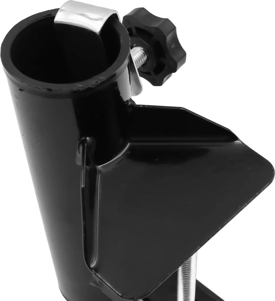 Support parasol de camping pour table extérieure avec pince de serrage
