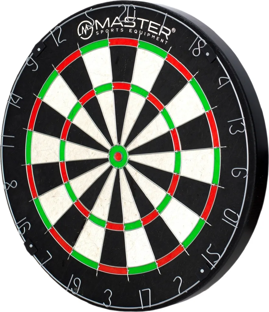 Cible fléchettes sisal MASTER Brésil 45cm - Jeu traditionnel robuste - 5