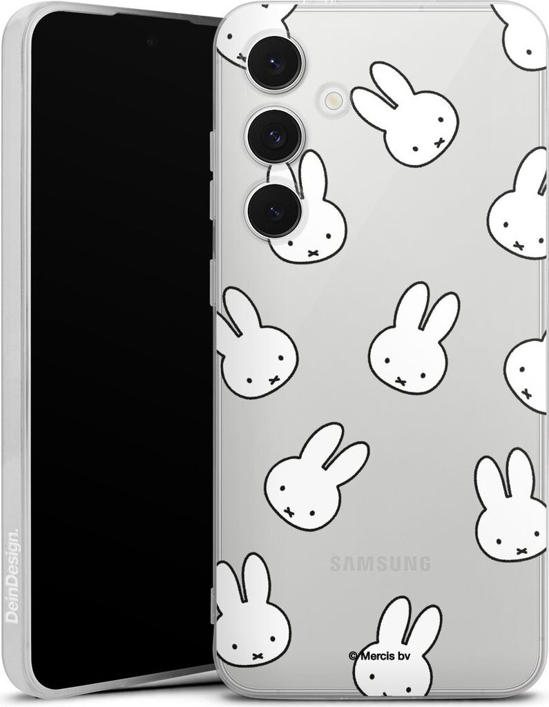 DeinDesign Handyhülle für Samsung Galaxy S24 FE 5G Silikon Hülle Case Smartphone Schutzhülle Muster transparent Miffy