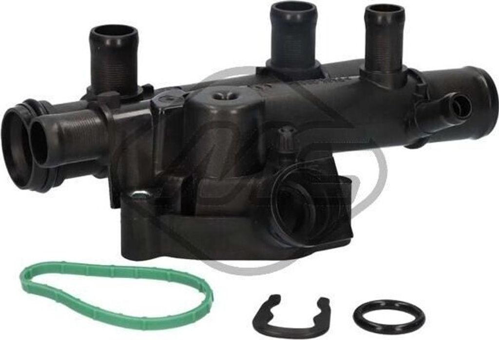 Metalcaucho Thermostatgehäuse Kühlmittelreglergehäuse 03646 für OPEL Vivaro A Kastenwagen (X83) 0,31kg 310g