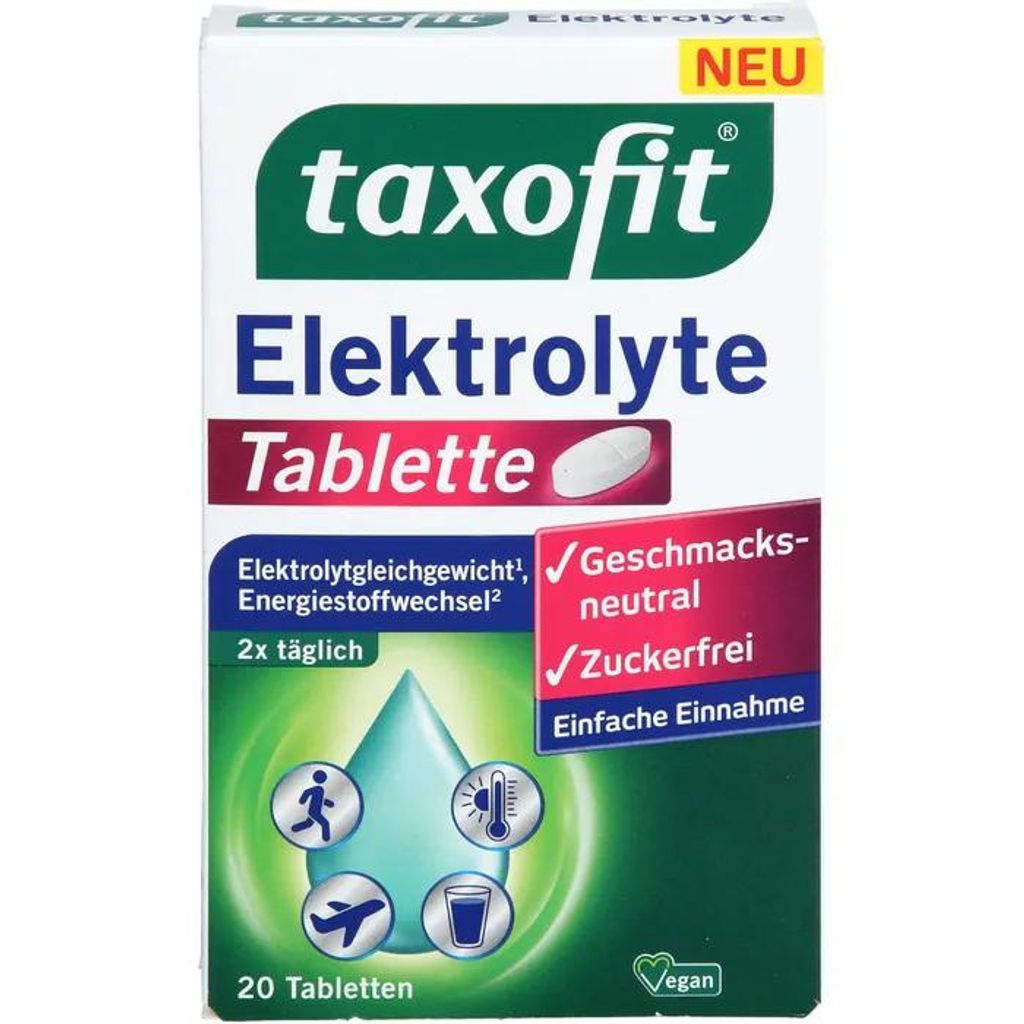 Taxofit Elektrolyty tablety 20 ks Obrázok produktu 