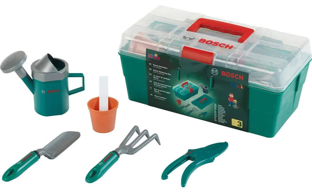 Theo Klein 2791 Boîte de Jardinage Bosch avec Accessoires pour Enfants