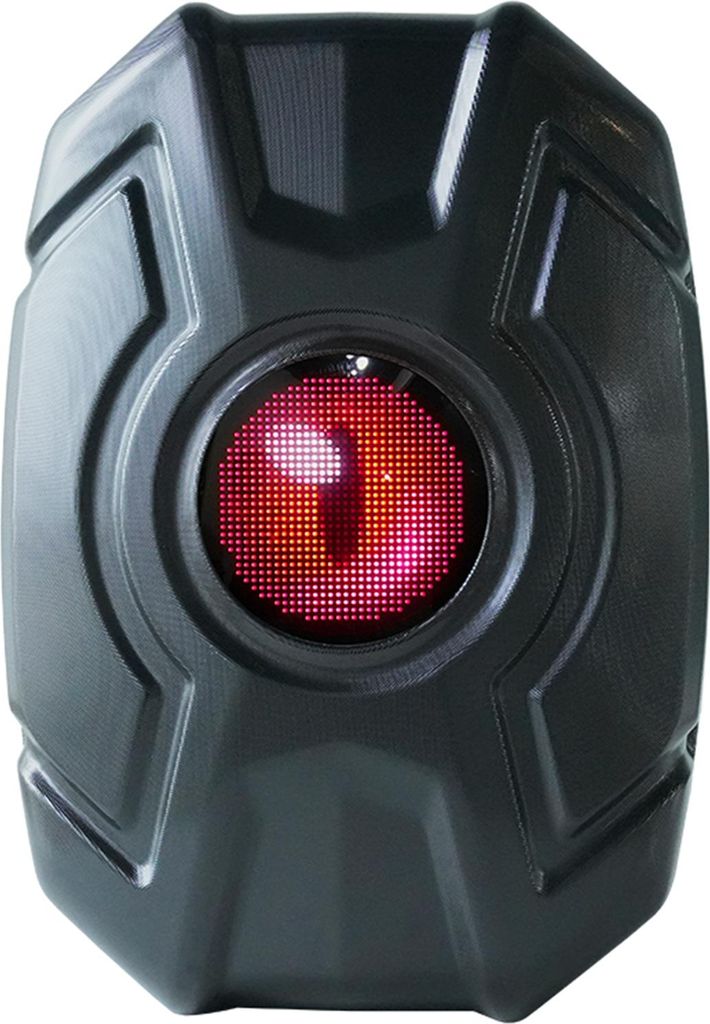 LED Outdoor-Motorrad-Rucksack DIY Helm Tasche ABS Hartschale 3D Aussehen Bildschirm Rucksack