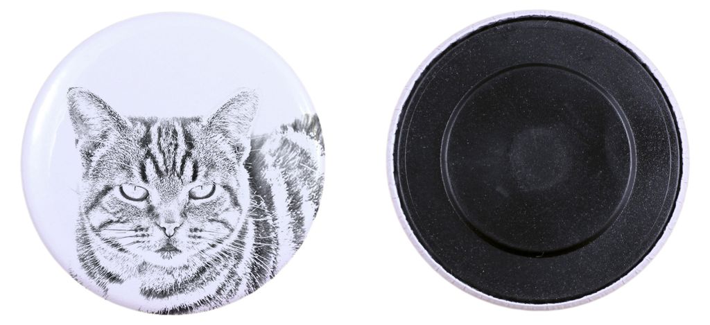 Manx-Katze - Sammlung von einzigartigen Magneten, eigenes Foto, Marke Art-Dog