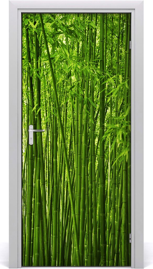 Tulup Türaufkleber 95x205 cm Dekorative Aufkleber Selbstklebend Wasserdichte Tapete Abnehmbar Schlafzimmer Wohnzimmer Wohnkultur - Bambuswald