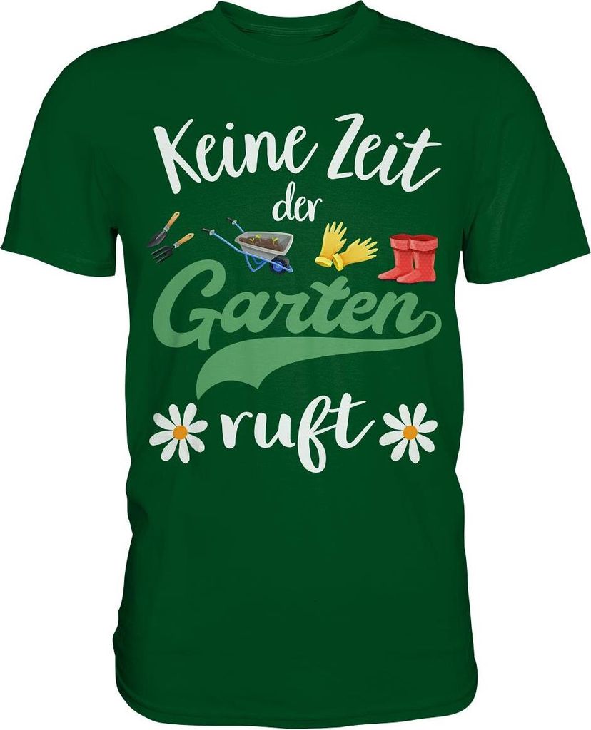 Keine Zeit der Garten ruft Gänseblümchen Shirt Gärtner – Produktbild 