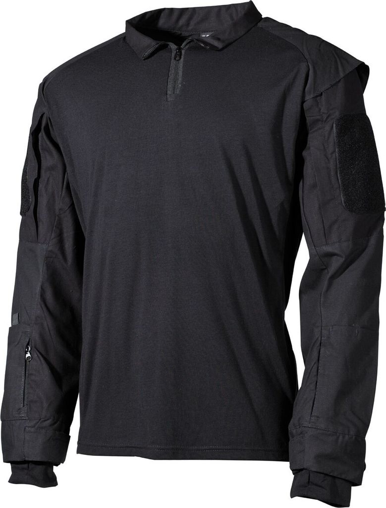 US Tactical Hemd, langarm, schwarz S Produktbild 