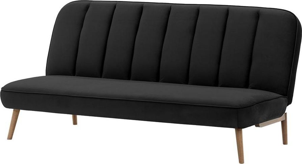 Klappsofa Click-Clack Lull-Velluto 20-wax black