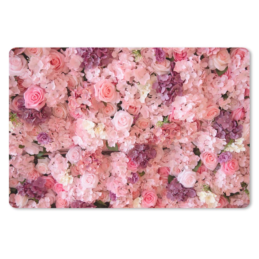 MuchoWow Mauspad Mousepad Blumen - Rosa - Rosen 27x18 cm - Mousepads - Maus Mat - Pad - Mausunterlage - Büroartikel - Desk Matten
