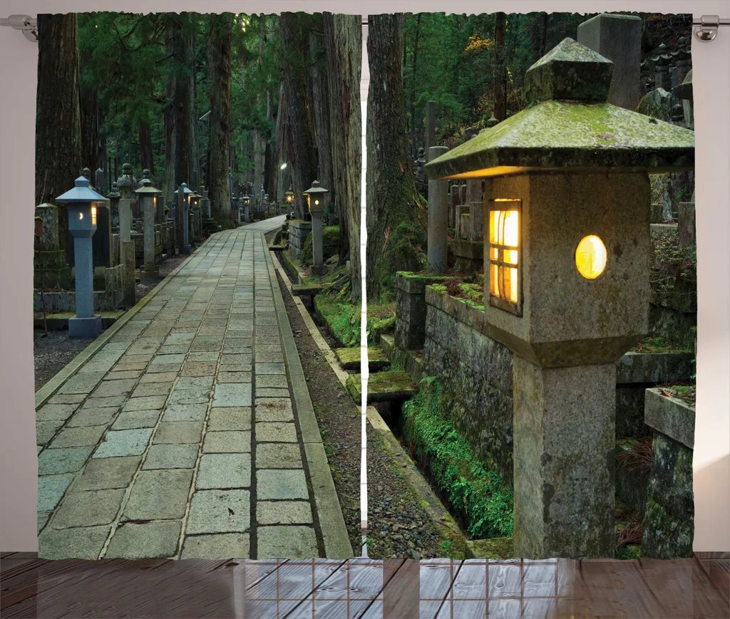 Décorez vos Grandes Fenêtres avec ce Rideau Japonais Rustique 280x225