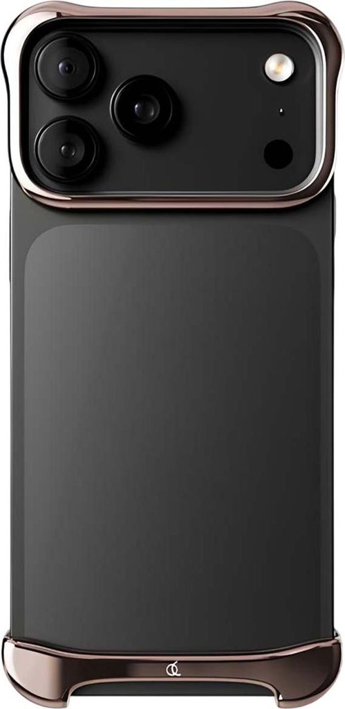 Arc Pulse, Aluminium Bumper Hülle iPhone 17 Pro robust Design, Rosa