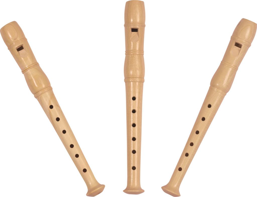 GOKI Flûte en bois pour enfants 20 cm (1 pièce) Image du produit 