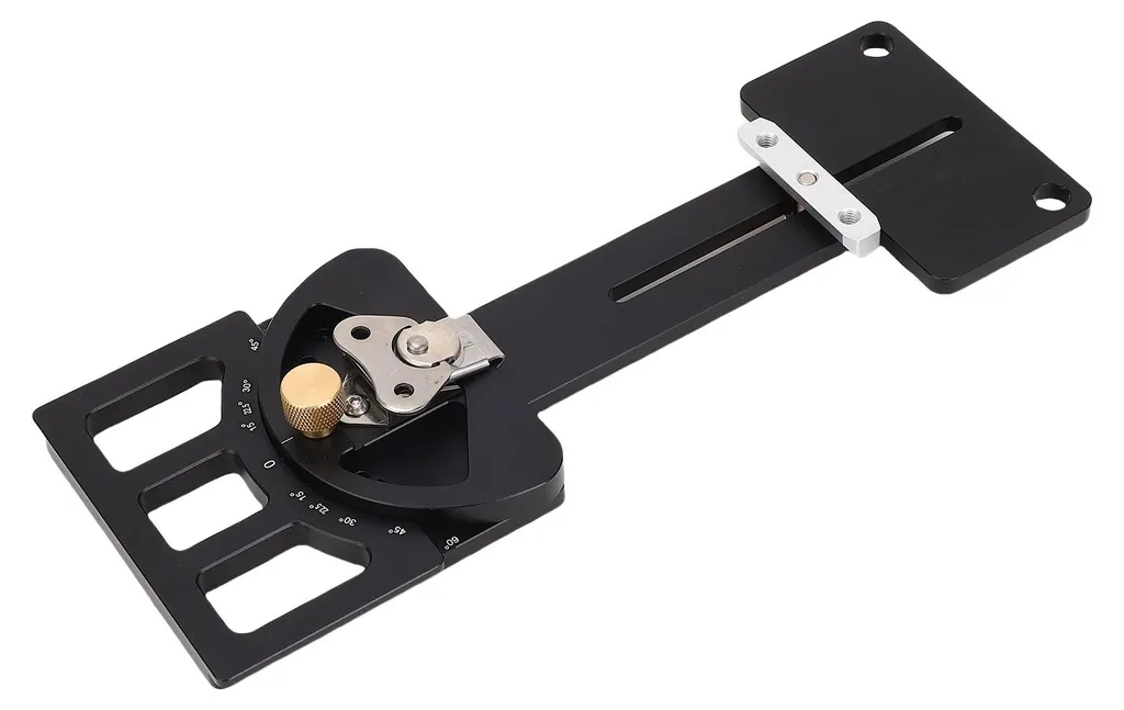 Équerre de tronçonneuse réglable pour Triton -60 à 60° en aluminium