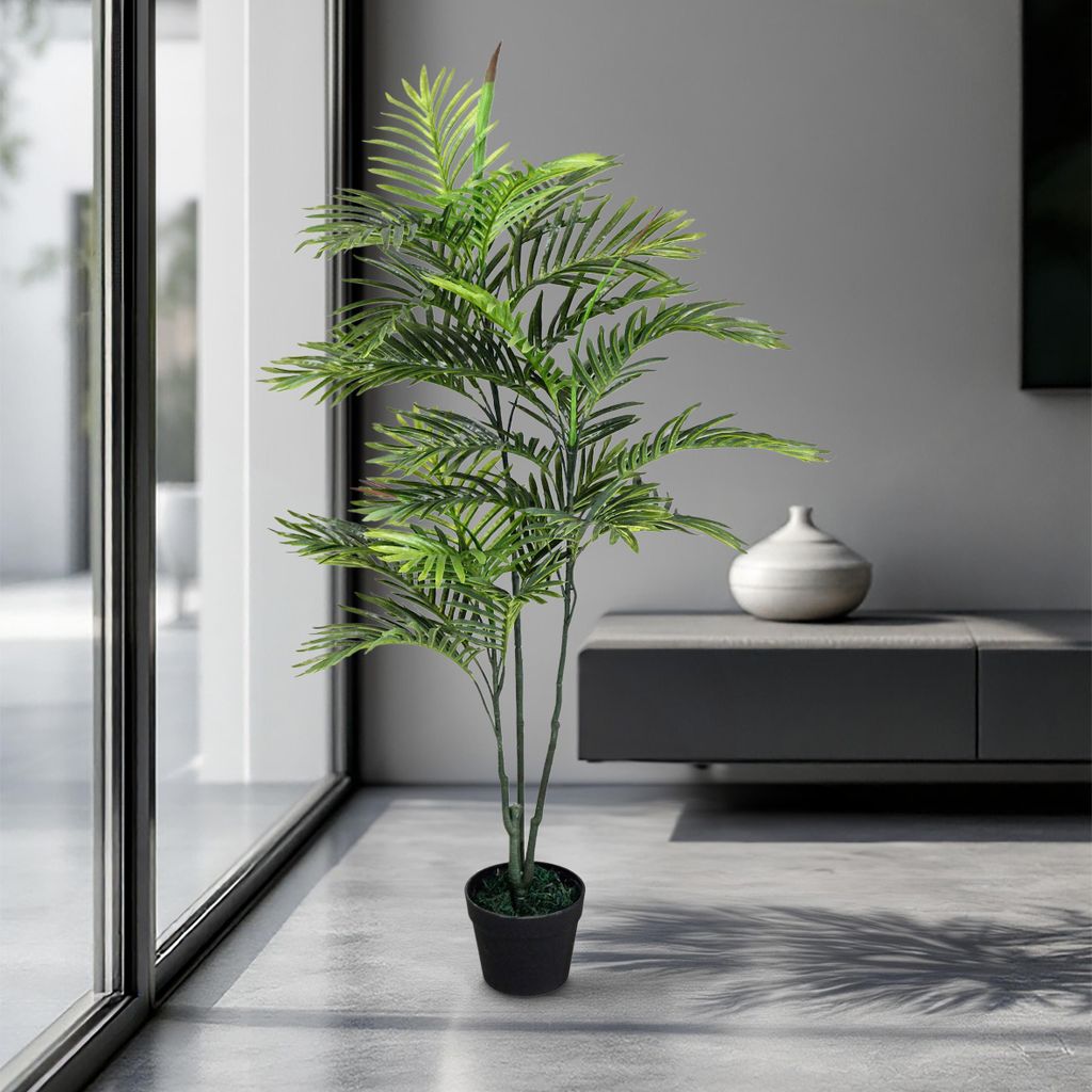 Mini Plante Artificielle fougère Avec Pot En Céramique RF502 - Plantes