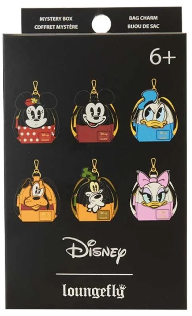 Mickey and Friends Loungefly Porte-clés Mini Backpack Blind Box (15)