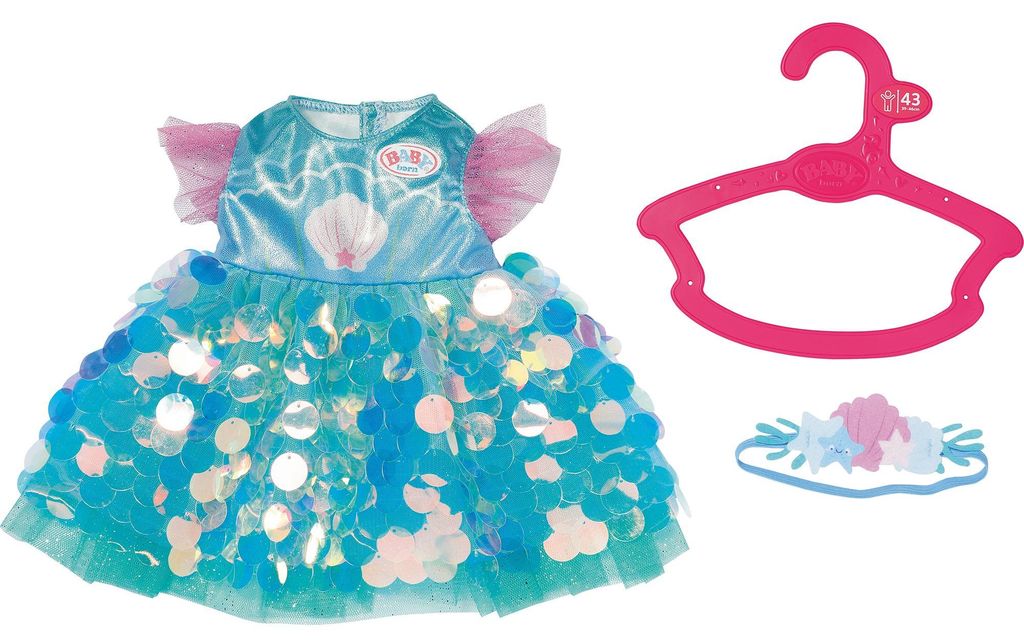 BABY born Tenue de sirène 43 cm Image du produit 