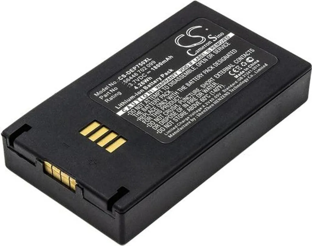 Batterie Lithium-Ion de remplacement pour scanner UHF 1128
